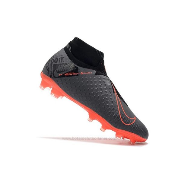 Nike Phantom VSN Elite DF FG Negro Rojo